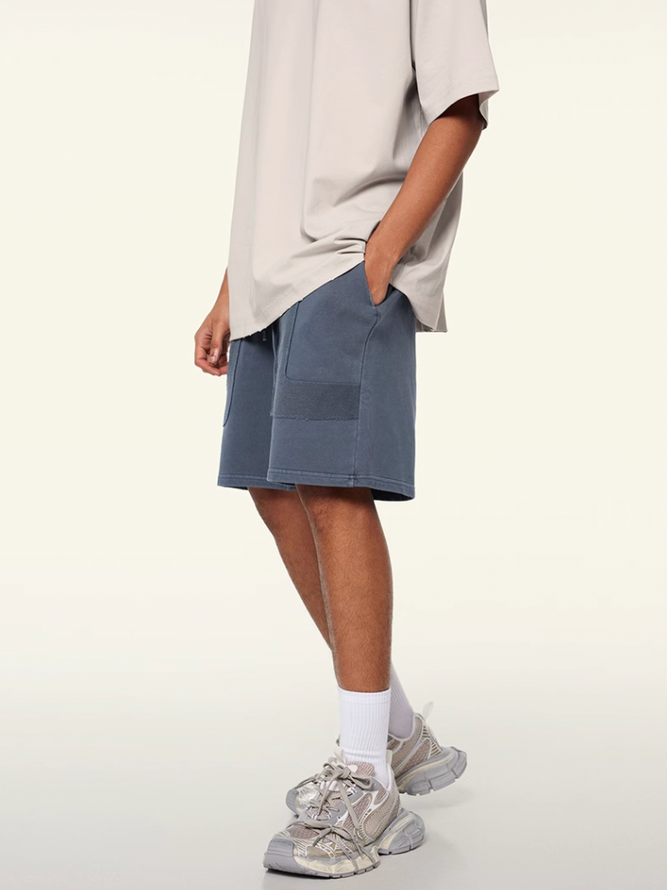 F3F Select Washed & Old Patchwork Short Sweatpants