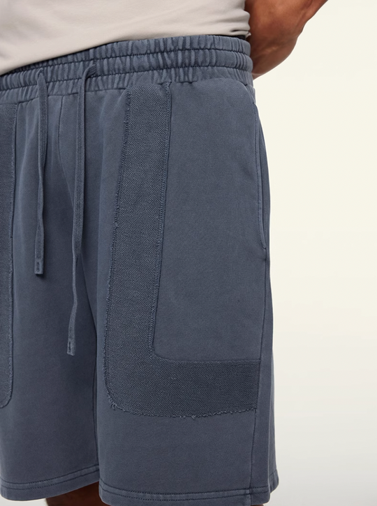 F3F Select Washed & Old Patchwork Short Sweatpants