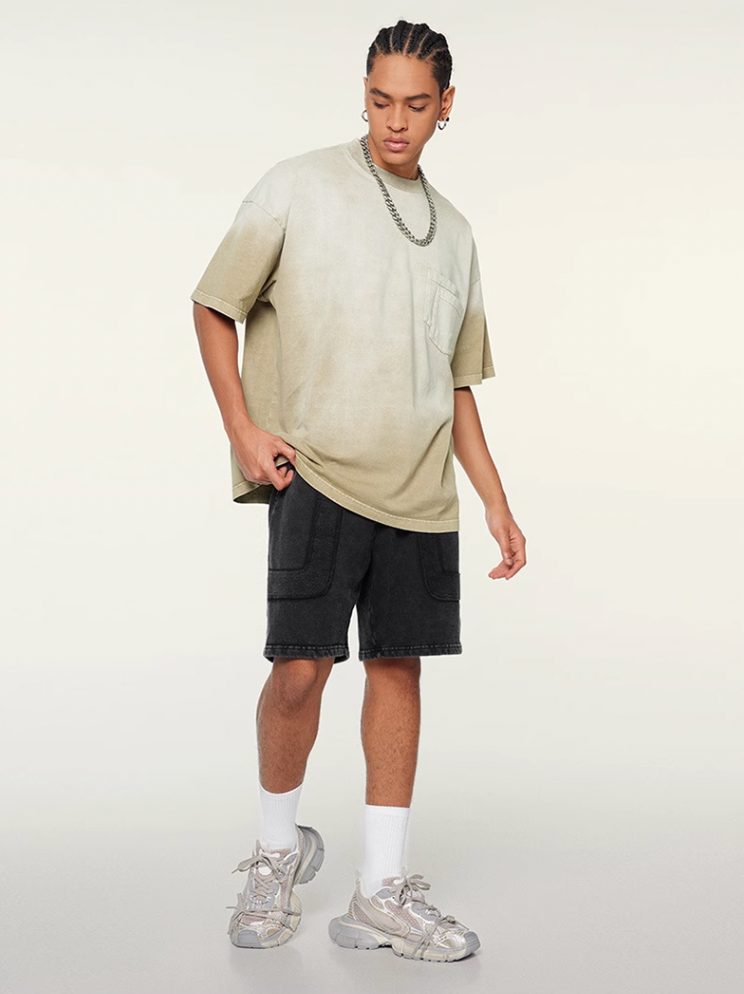 F3F Select Washed & Old Patchwork Short Sweatpants