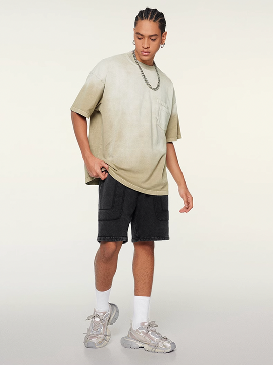 F3F Select Washed & Old Patchwork Short Sweatpants