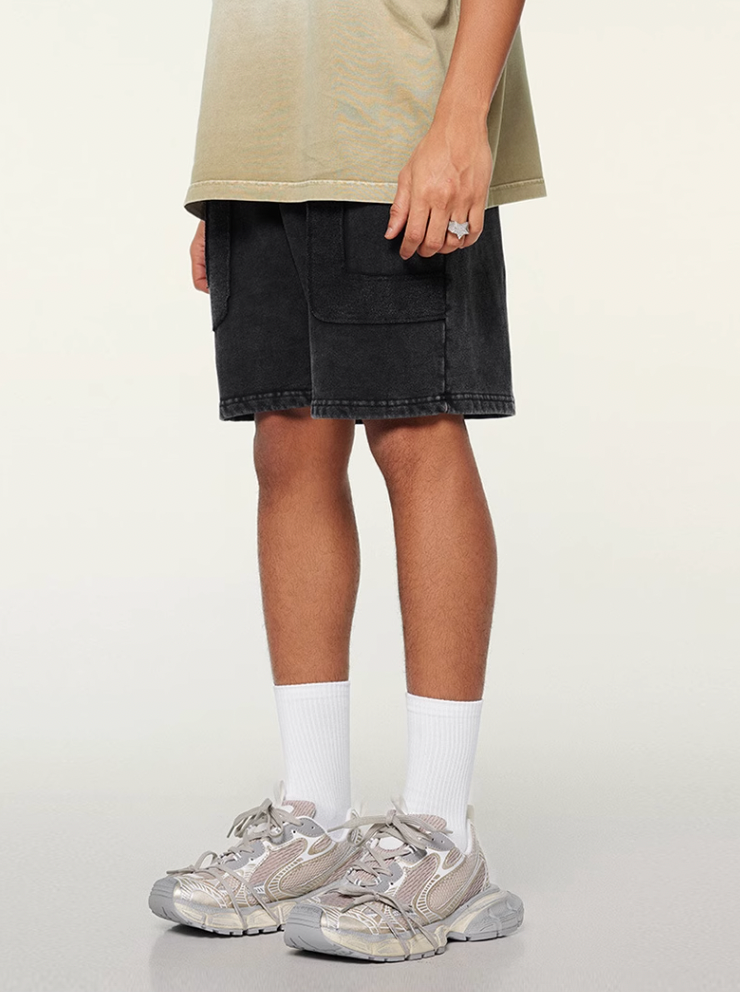 F3F Select Washed & Old Patchwork Short Sweatpants