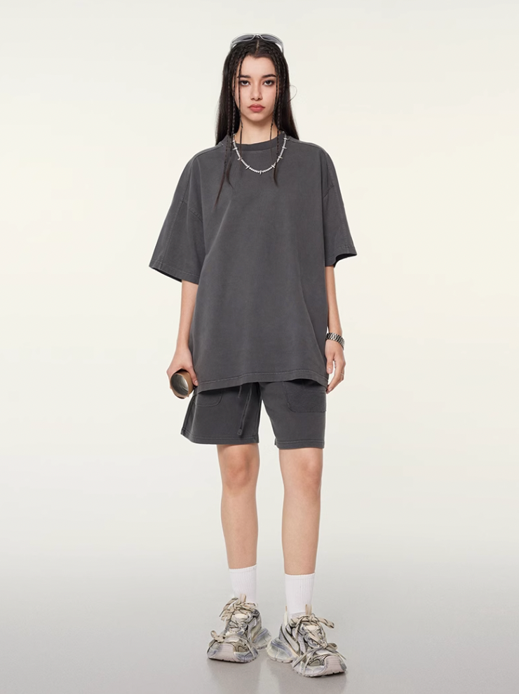 F3F Select Washed & Old Patchwork Short Sweatpants