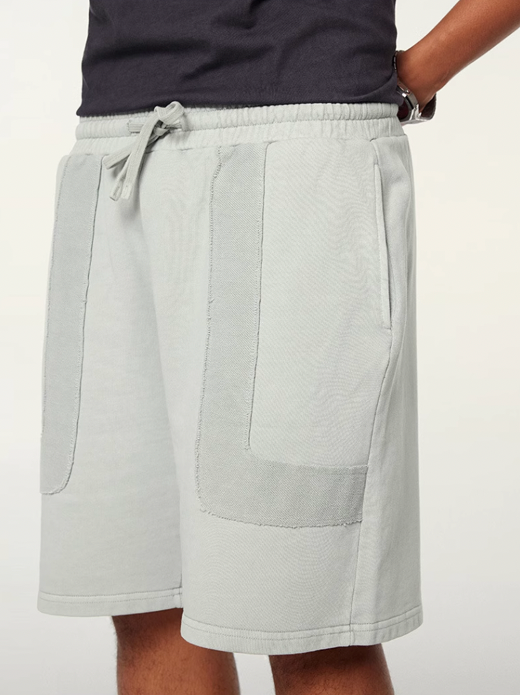 F3F Select Washed & Old Patchwork Short Sweatpants
