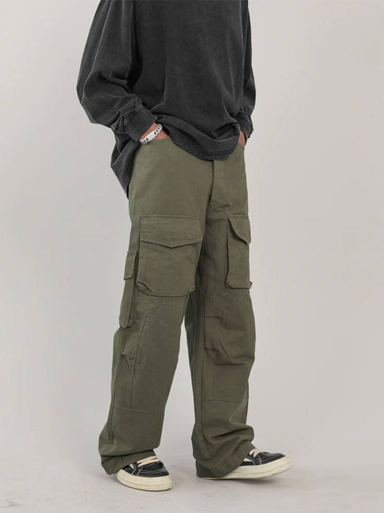 F3F Select Functional Multi Pocket Wide Leg Work Cargo Pants