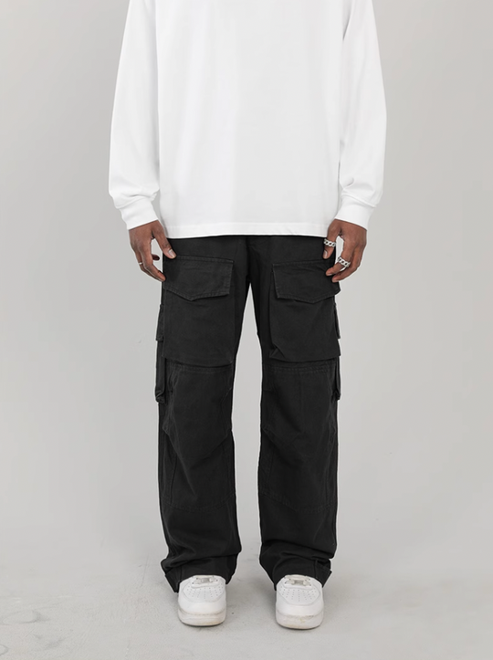 F3F Select Functional Multi Pocket Wide Leg Work Cargo Pants