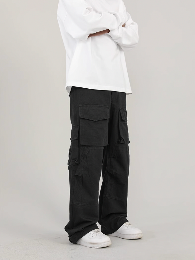 F3F Select Functional Multi Pocket Wide Leg Work Cargo Pants