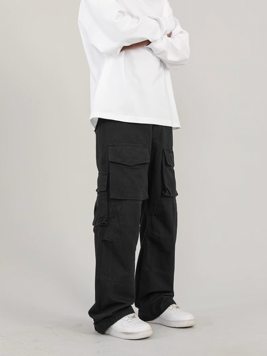 F3F Select Functional Multi Pocket Wide Leg Work Cargo Pants