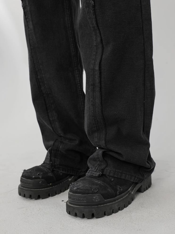 F3F Select Fringe Multi Pocket Work Cargo Jeans