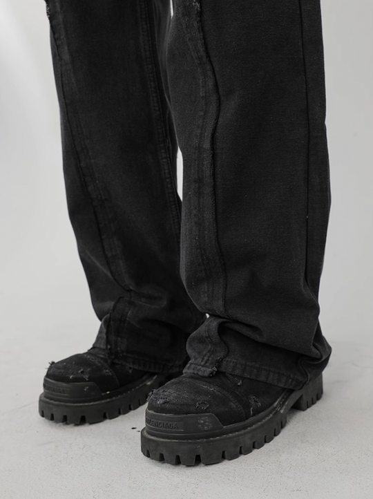 F3F Select Fringe Multi Pocket Work Cargo Jeans