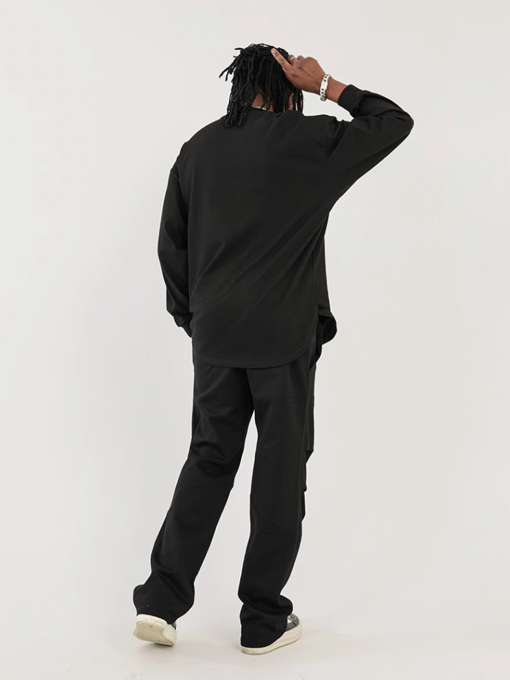 F3F Select High Street Pleated Design Drape Paratrooper Pants