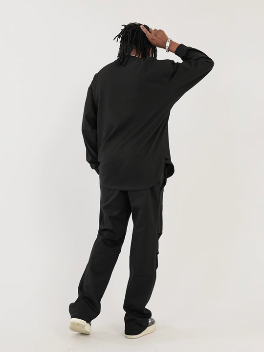 F3F Select High Street Pleated Design Drape Paratrooper Pants