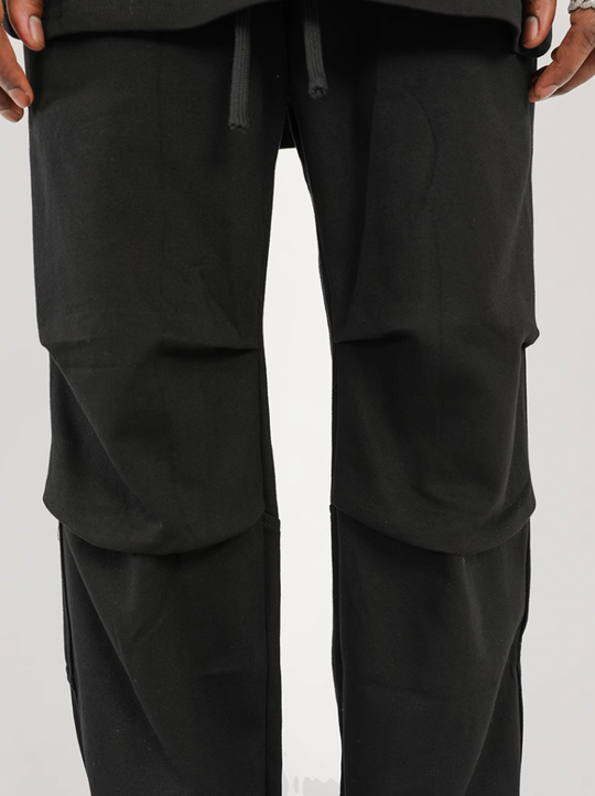 F3F Select High Street Pleated Design Drape Paratrooper Pants