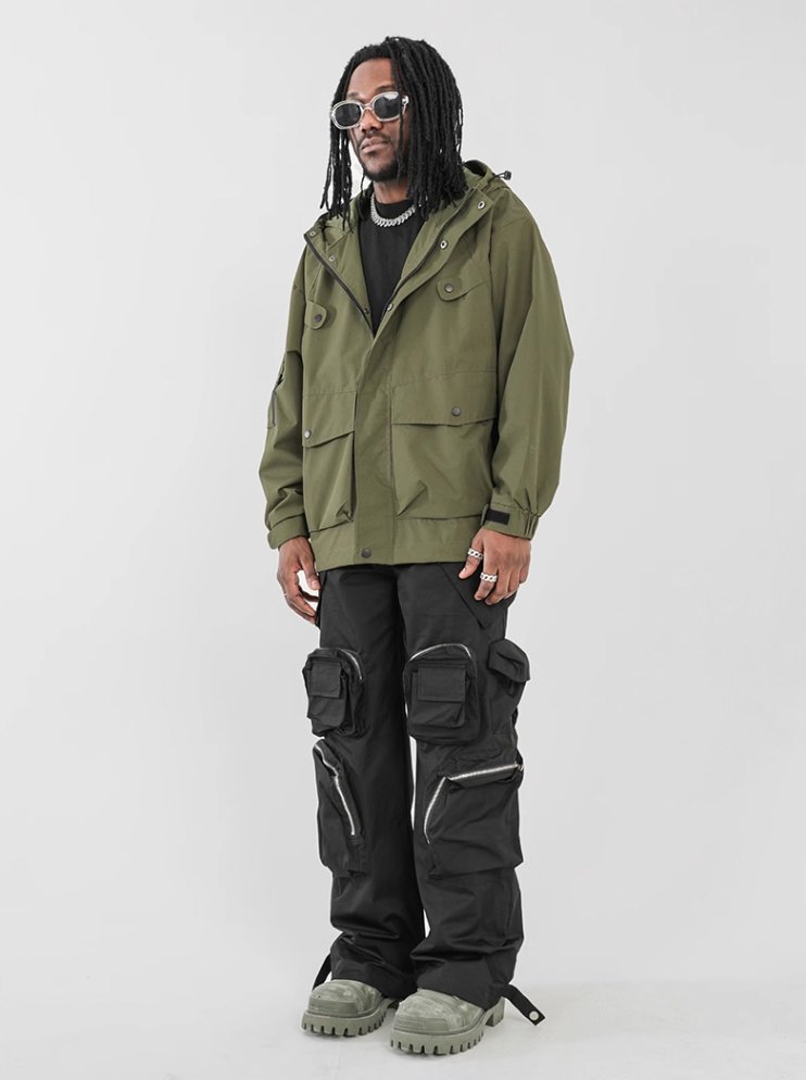 F3F Select Functional Multi Pocket Black Work Cargo Pants