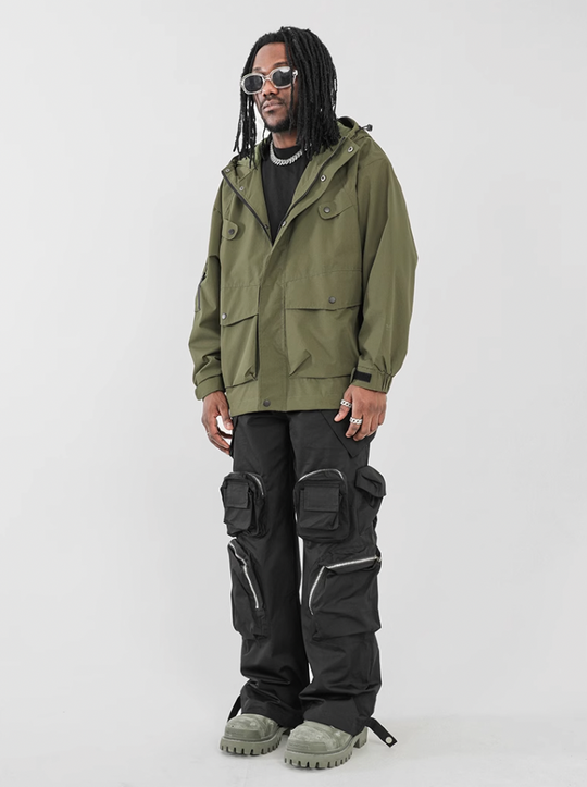 F3F Select Functional Multi Pocket Black Work Cargo Pants