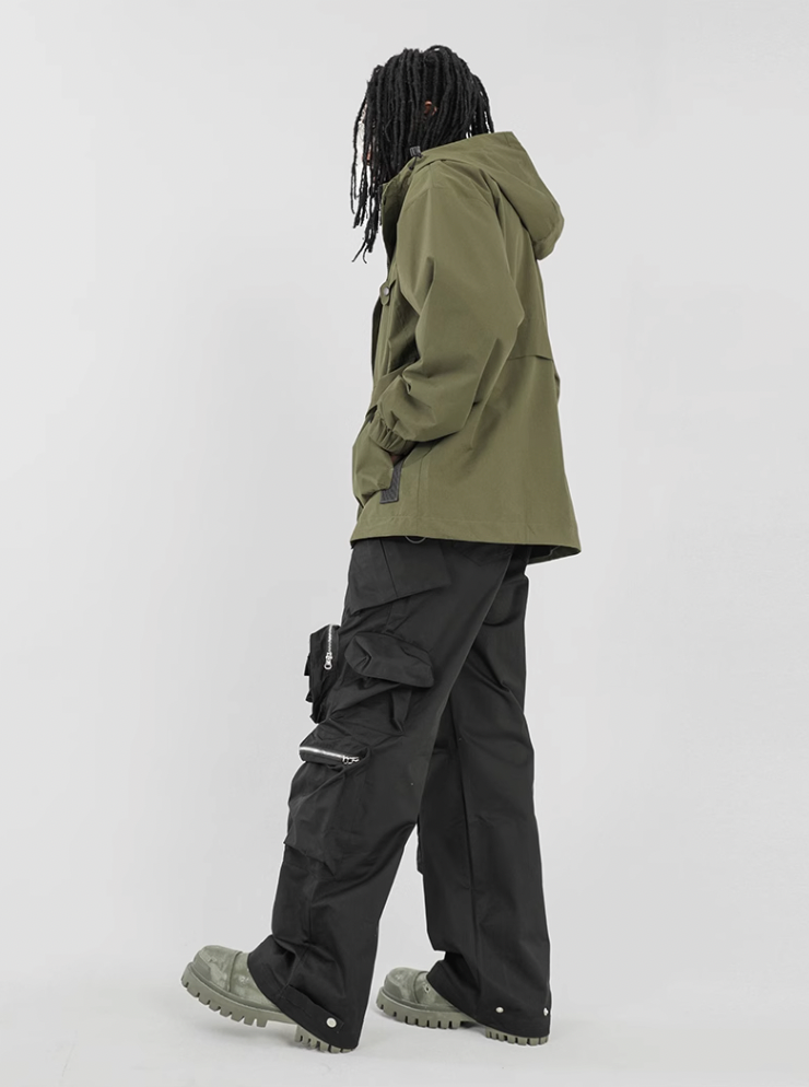 F3F Select Functional Multi Pocket Black Work Cargo Pants