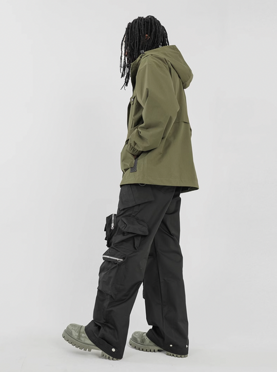 F3F Select Functional Multi Pocket Black Work Cargo Pants