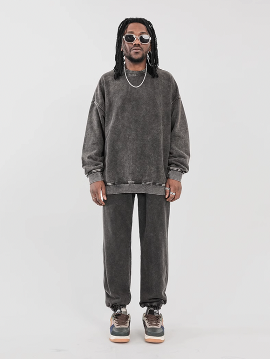 F3F Select Wash Old Loose Drawstring Sweatpants
