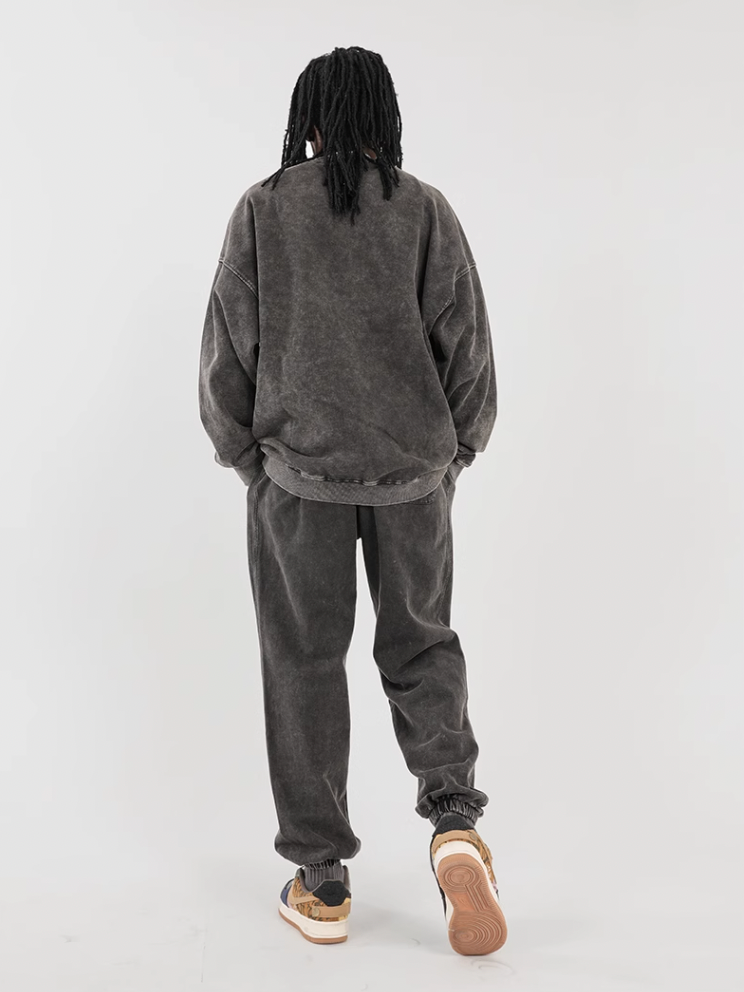F3F Select Wash Old Loose Drawstring Sweatpants