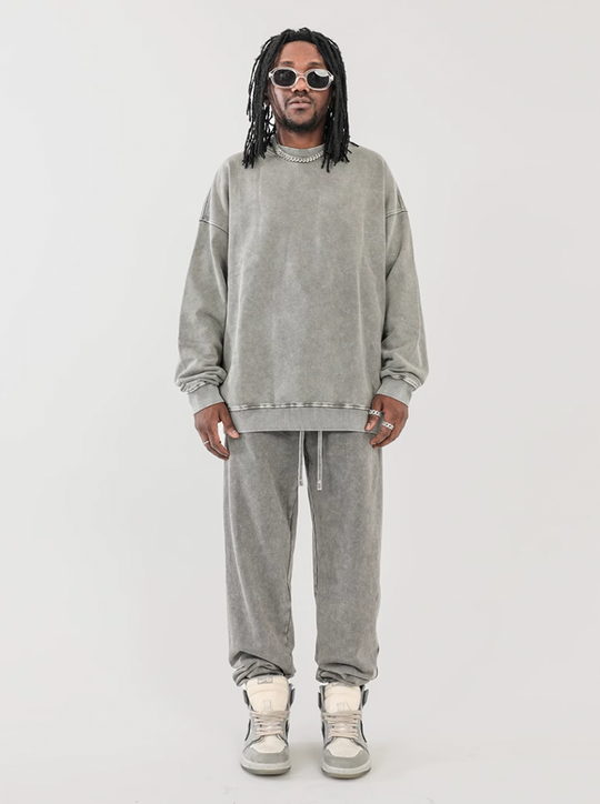 F3F Select Wash Old Loose Drawstring Sweatpants