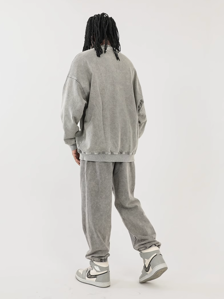 F3F Select Wash Old Loose Drawstring Sweatpants