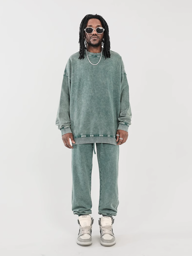 F3F Select Wash Old Loose Drawstring Sweatpants