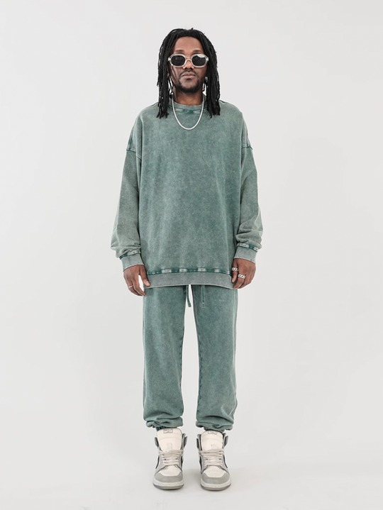 F3F Select Wash Old Loose Drawstring Sweatpants