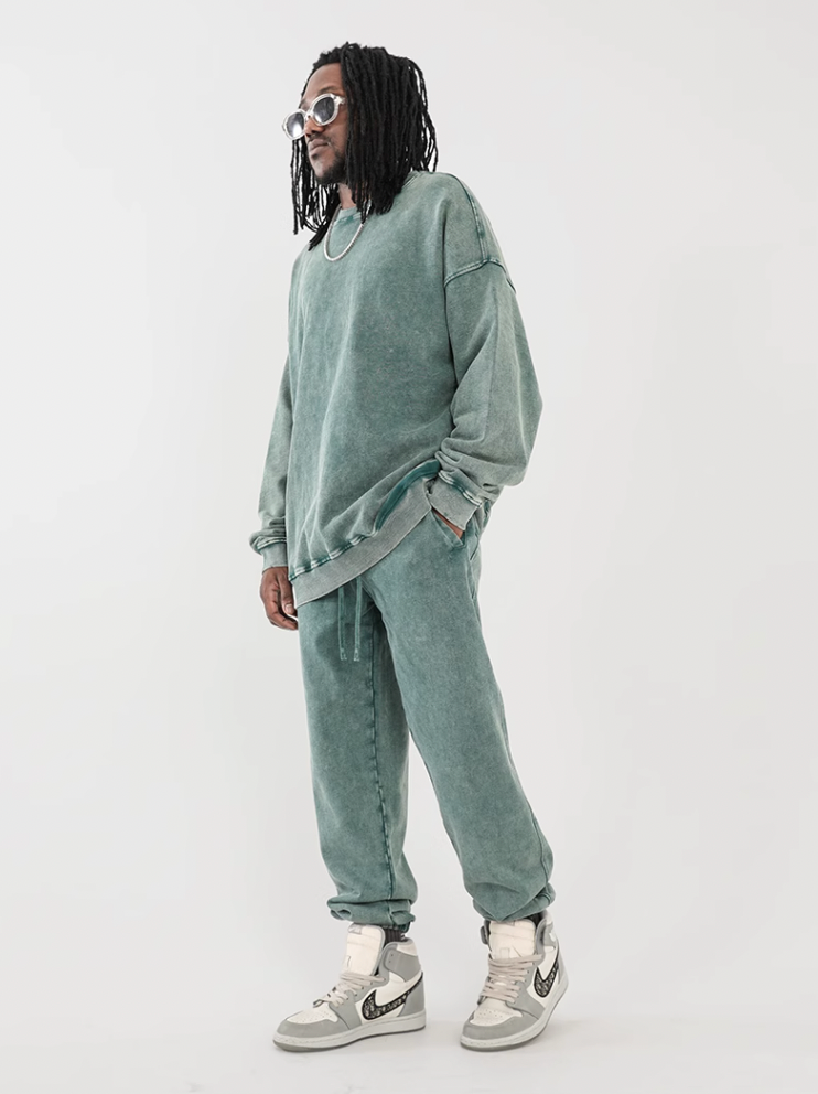 F3F Select Wash Old Loose Drawstring Sweatpants