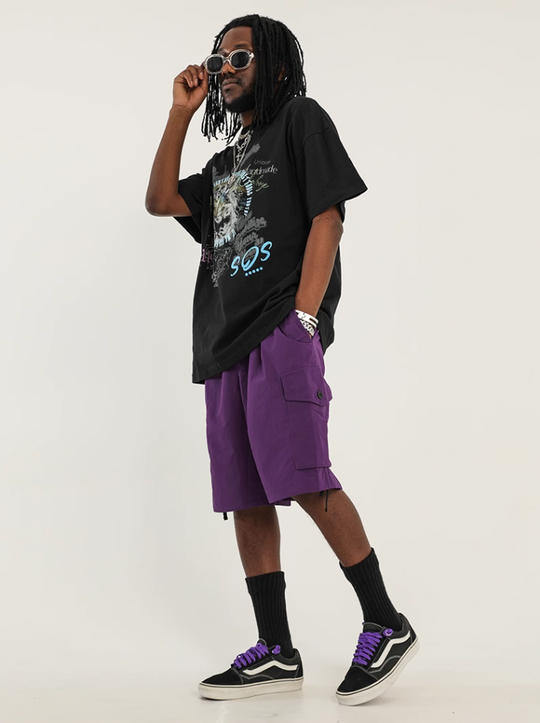 F3F Select Mountain System Multi Pocket Work Cargo Shorts