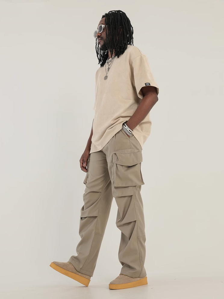F3F Select Pleated Multi Pocket Paratrooper Work Cargo Pants