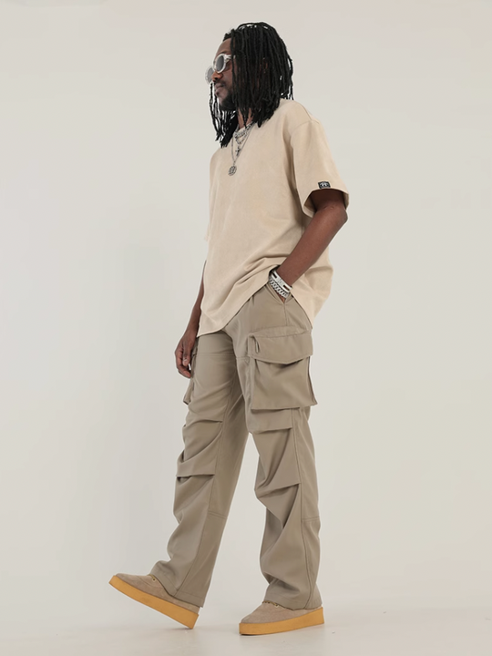 F3F Select Pleated Multi Pocket Paratrooper Work Cargo Pants