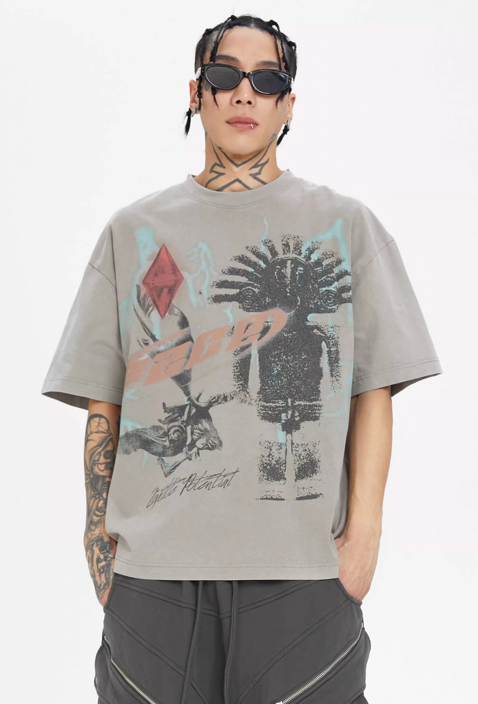 F2CE Vintage Retro Printed Tee