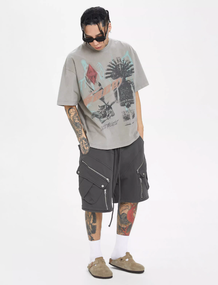 F2CE Vintage Retro Printed Tee