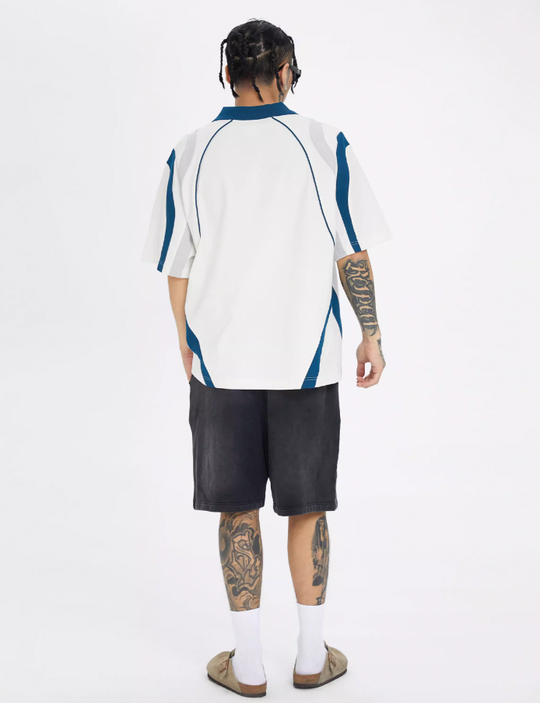 F2CE Gradient Distressed Basic Dirty Sweat Shorts