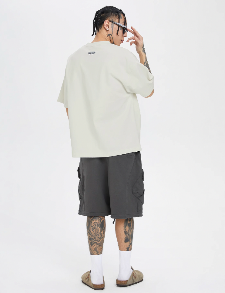 F2CE Multi-Pocket Zipper Tactical Cargo Sweat Shorts