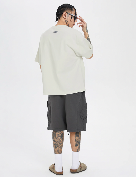 F2CE Multi-Pocket Zipper Tactical Cargo Sweat Shorts