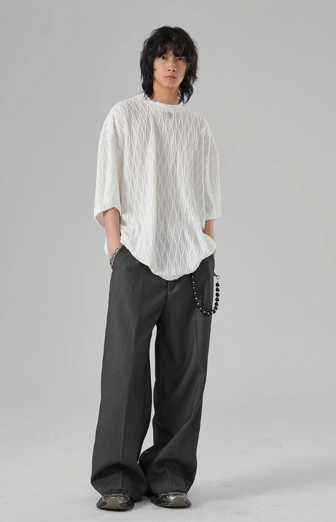 JHYQ Diamond Pattern Tee