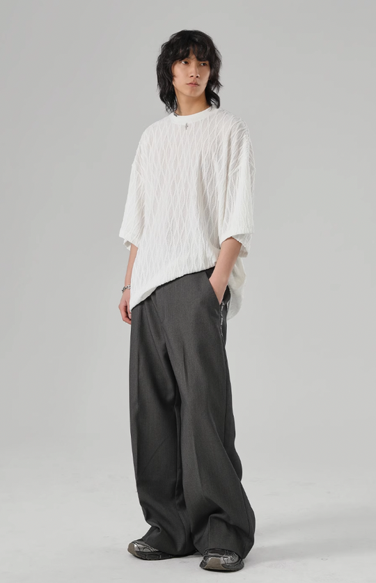 JHYQ Diamond Pattern Tee