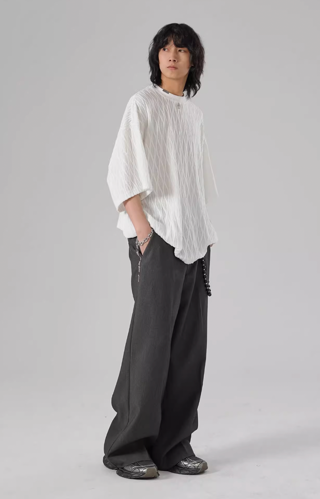 JHYQ Diamond Pattern Tee