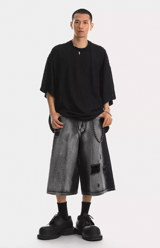 JHYQ Diamond Pattern Tee