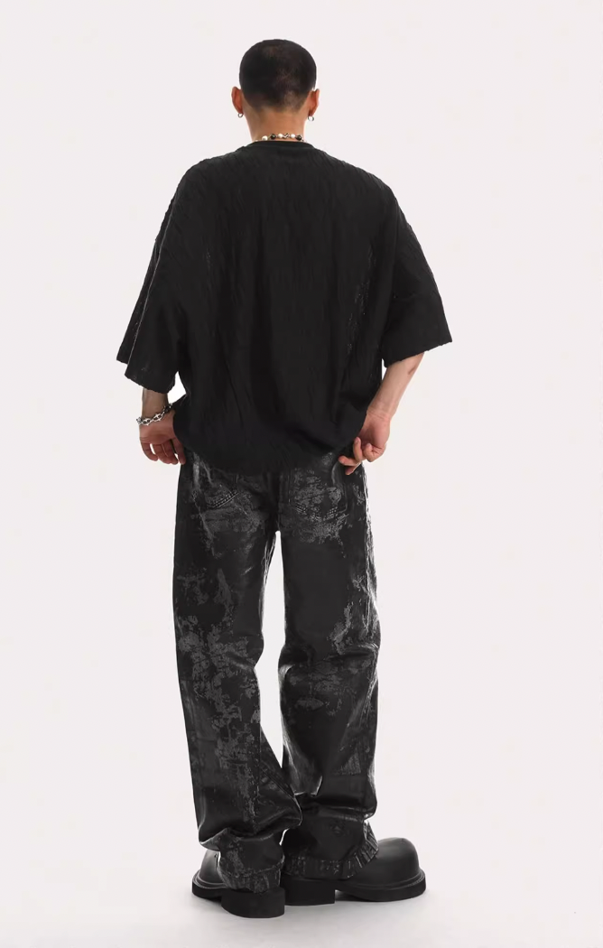 JHYQ Diamond Pattern Tee