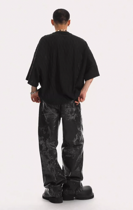 JHYQ Diamond Pattern Tee