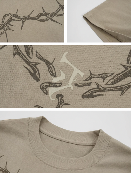 JHYQ Thorn Graphic Logo Tee