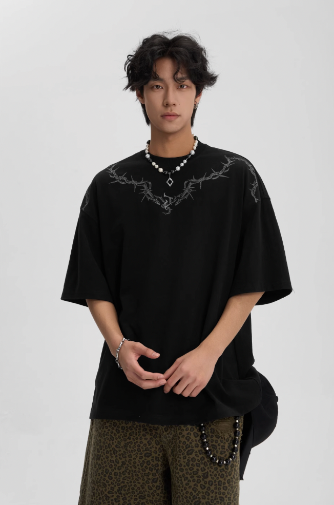 JHYQ Thorn Graphic Logo Tee