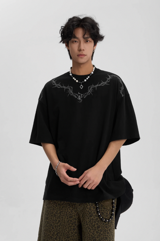 JHYQ Thorn Graphic Logo Tee