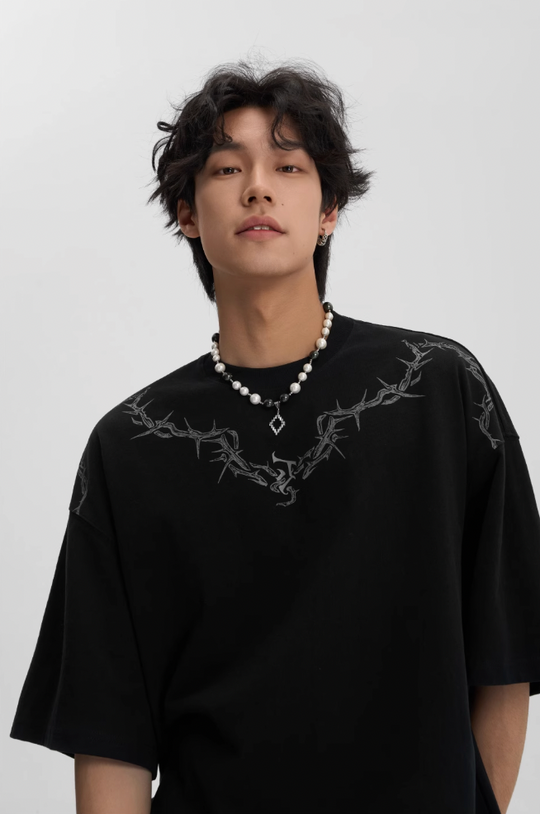 JHYQ Thorn Graphic Logo Tee