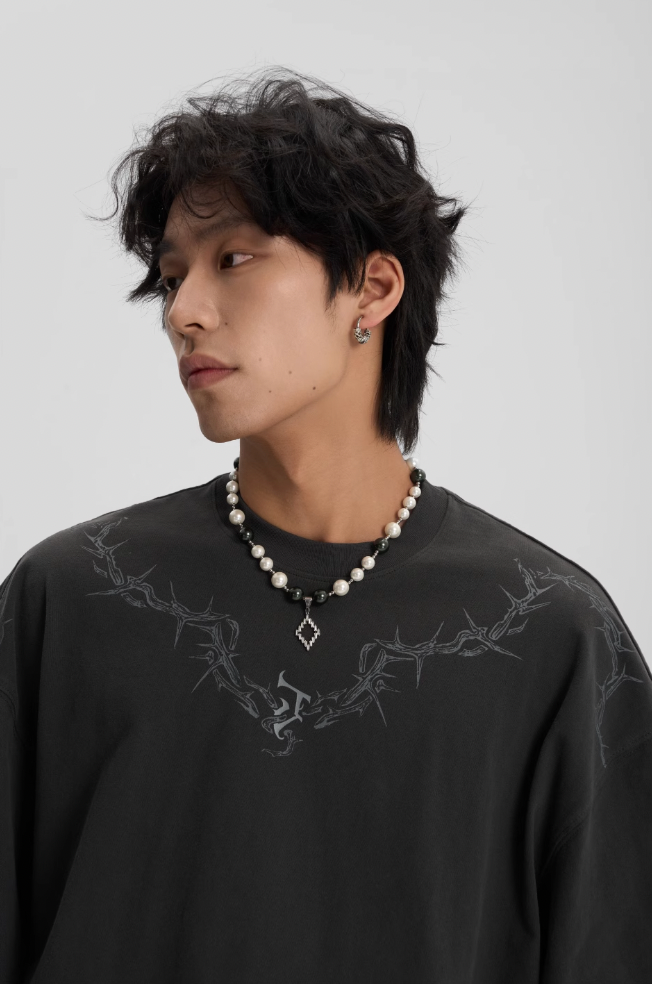 JHYQ Thorn Graphic Logo Tee