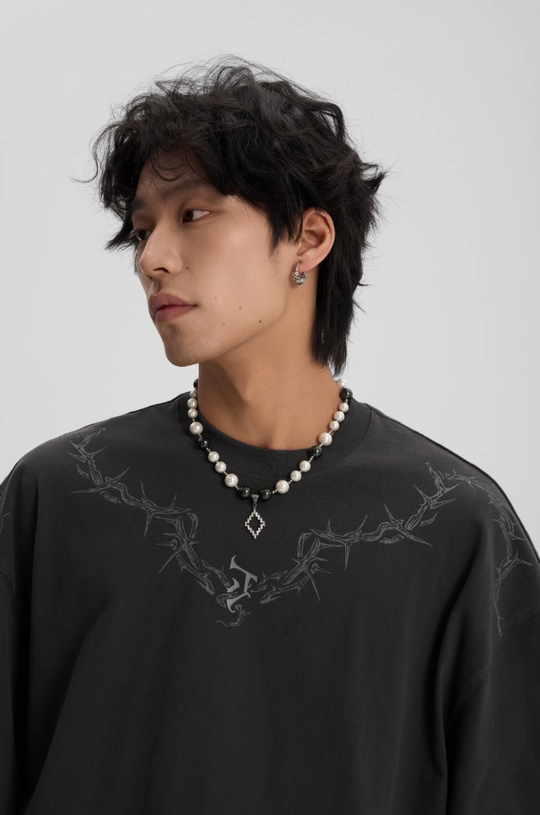 JHYQ Thorn Graphic Logo Tee