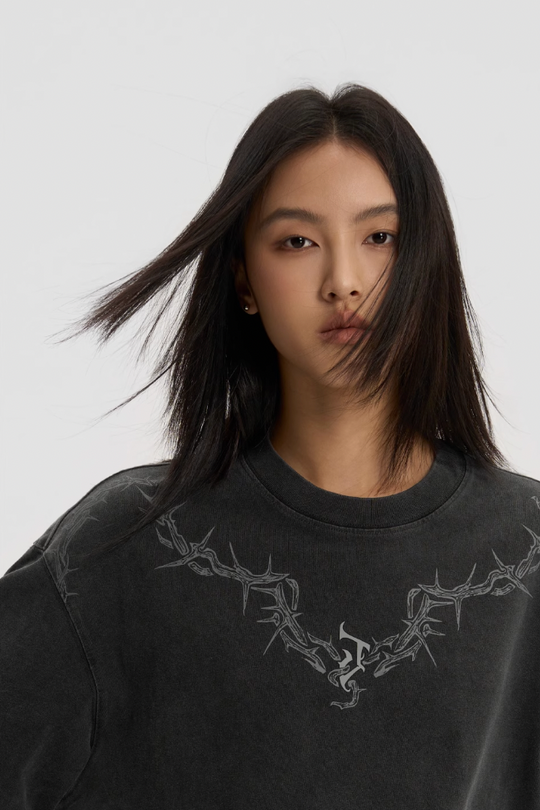 JHYQ Thorn Graphic Logo Tee