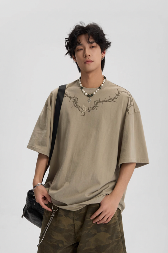 JHYQ Thorn Graphic Logo Tee