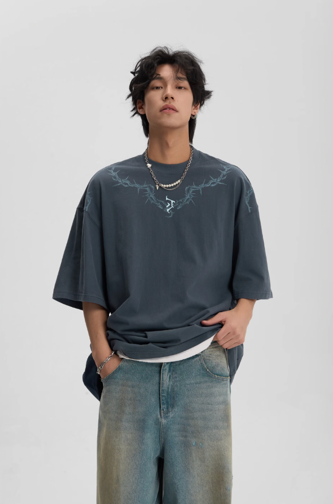 JHYQ Thorn Graphic Logo Tee